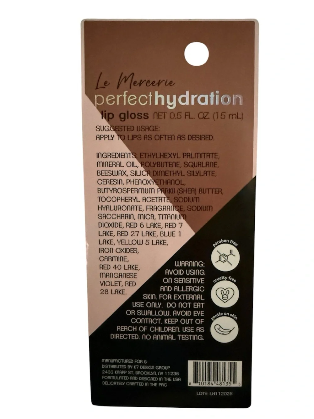 Le Mercerie Perfect Hydration Lip Gloss